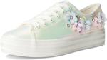 Кроссовки Keds Triple Kick Canvas, Snow White/Iridescent Leather - фото 7