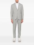 Eleventy меланжевый костюм, серый - фото 2