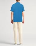 Рубашка поло Hackett, лазурный - фото 3