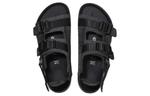 Сандалии shinjuku natural leather textile sandals 'black' Birkenstock, черный - фото 4