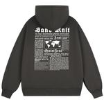 Толстовка унисекс SandKnit, Черный - фото 9