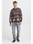 Пуловер BLEND Strickpullover BHCHRISTIAN 21301277ME weihnachtlicher Strickpullover, серый - фото 2