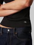 Блуза CALVIN KLEIN JEANS Slim Fit, черный - фото 4