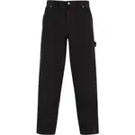 Брюки Urban Classics Twill Double Knee, черный - фото 3