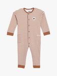 Детский полосатый комбинезон Mini Cuddles, Brown Multi - фото 2