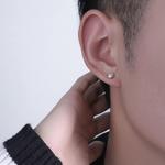 MAGICPOLE Серьги-гвоздики из стерлингового серебра 925 пробы Unisex Silver - фото 6