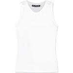 Футболка-майка с логотипом Acne Studios, белый - фото