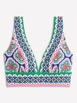 Бюстгальтер бикини порто Boden, Blue/Multi - фото 5