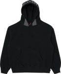 Толстовка Supreme Jacquard Stripe Hooded 'Black', черный - фото