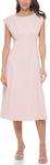 Calvin Klein Scuba Crepe Caplet A-Line Midi, Petal - фото