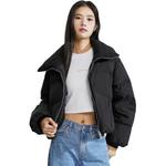 Кальвин Кляйн Пуховая куртка женская, BEH-Космический черный - фото 9