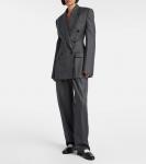 Двубортный шерстяной блейзер Givenchy, Grey Mix - фото 2