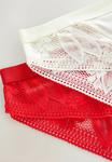 Трусы Next 2 PACK, Red/Cream/Red - фото 6