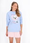 Толстовка myMo Sweatshirt, Light Blue - фото