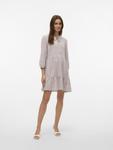 Мини платье VERO MODA VMNanna, Taupe/Light grey - фото 4