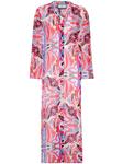 Philipp Plein шелковый кафтан с принтом, розовый - фото