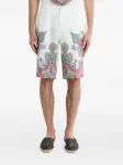 Шорты с принтом "пейсли" Etro, белый - фото 2
