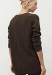 Джемпер Mango V-NECK SWEATER, Brown - фото 2