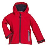 Куртка софтшелл BMS Sailing Wear SoftShell Jacke Stealth, красный - фото