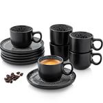 Чашки для эспрессо Sänger, 0,08 л, серый - фото