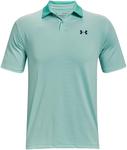Under Armour мужская поло для гольфа Performance Stripe, Neptune (369)/Academy Blue - фото 4