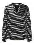 Блузка Kaffe, цвет black square print - фото 4