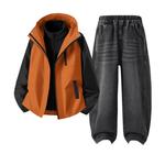 Детская повседневная спортивная одежда Disney, Di H Triangle Hook-And-Loop K Chestnut Brown+Solid Color Black+Solid Color Black - фото 7