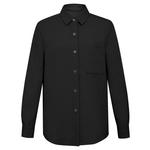 Рубашка Deep Breath с одним карманом, черный - фото 9