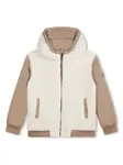 Двусторонняя куртка с капюшоном BOSS Kidswear, нейтральный - фото
