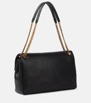 Большая кожаная сумка через плечо calypso Saint Laurent, черный - фото 4