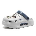 Jeep EVA Clogs Women's Khaki Gray Blue Color - фото 2