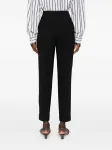 Брюки с манжетами Alberta Ferretti, черный - фото 4