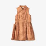 Хлопковое платье без рукавов «пингвин» 3-12 лет Caramel, оранжевый - фото