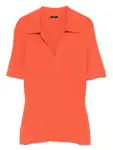 Рубашка поло в рубчик JOSEPH, оранжевый - фото