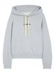 Худи с логотипом Jil Sander, серый - фото