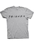 Футболка серого цвета Friends - фото