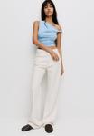 Топ PULL&BEAR ASYMMETRIC, Light Blue - фото 2
