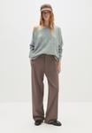 Брюки PULL&BEAR Trousers, Brown - фото 2