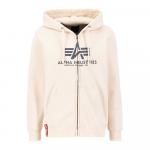 Толстовка Alpha Industries Basic Full Zip, бежевый - фото