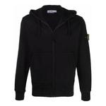 Куртка hooded track jacket 'black' Stone Island, черный - фото