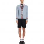 THOM BROWNE Свитер мужской светло-голубой - фото 4