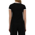 Футболка с принтом логотипа MSGM, черный - фото 7