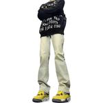 Джинсы унисекс универсальные шаблоны, дымчато-серый - фото