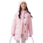 Пуховая куртка розовая подростковая Asics - фото 3