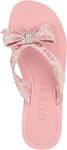GUESS Женские Шлепанцы Tuta, Medium Pink Logo 661 - фото 4