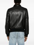 САНДРО кожаная куртка Sandro, черный - фото 4