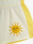 Детские шорты с солнечным принтом Mini Rodini, Off White - фото 3