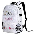 Jordan Полиэстеровый рюкзак обычный унисекс Baby's Breath, Witcher Pattern - фото 4