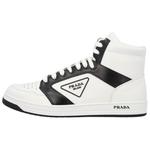 PRADA Кроссовки для скейтбординга District High-Top мужские, черно-белые - фото
