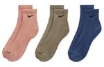 Унисекс носок Nike, 3 pack (розовый/серый/синий) - фото